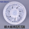 NEWDAYS brand's new cross-border E27 detachable lamp head fan lamp (with remote control) Crystal style outdoor courtyard energy-saving lighting remote control dimming waterproof and dustproof best-selling fan details Picture